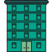 graphic of green building