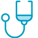 graphic of blue stethoscope